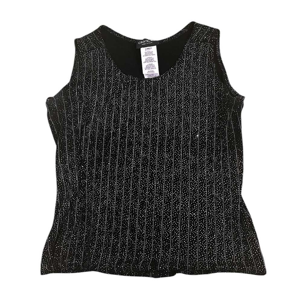 Elegant Black Sleeveless Top